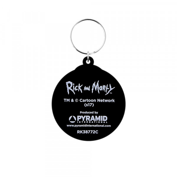 Pyramid Rubber Keychain Rick and Morty: Pickle Rick
